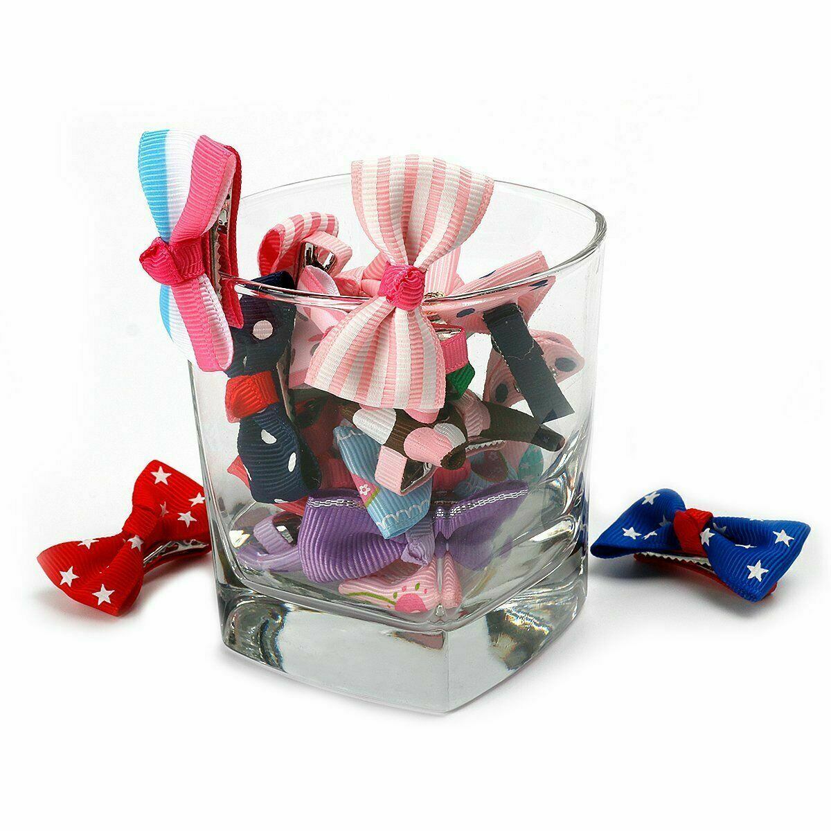 40pcs Baby Girls Kids Toddler Mini Flowers Bow Hair Clips Hairpin Accessories US