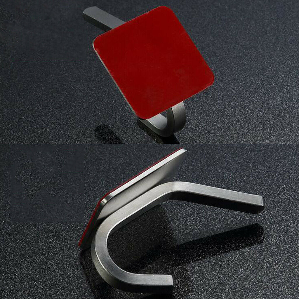 Wall Hook Adhesive Hook Stainless Steel Clothes Hanger for Bathroom Kitchen