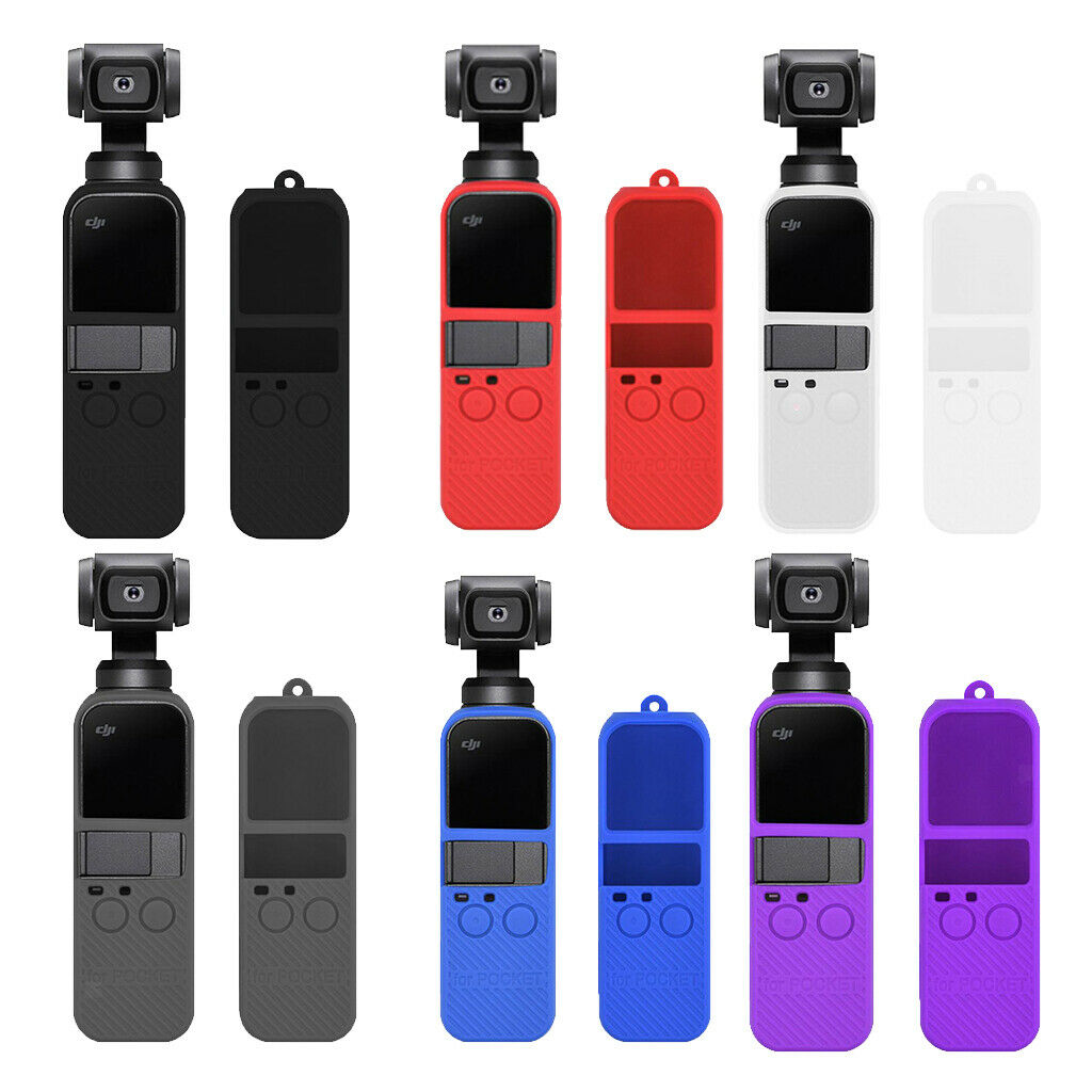 Silicone Case Cover Skin Shell for DJI OSMO Pocket Gimbal Camera  Red