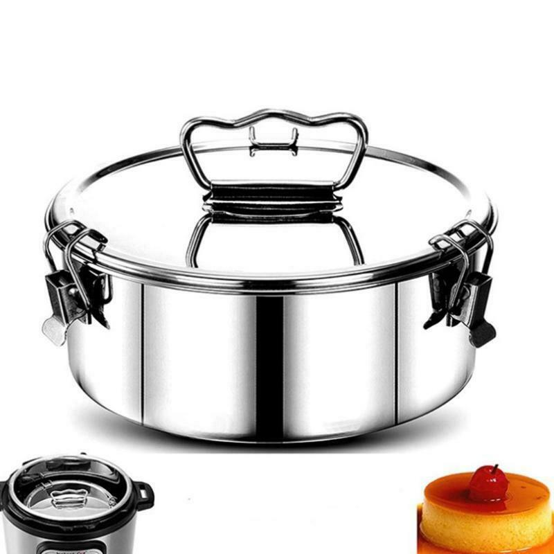 Flan Mold Pot in Cooking Bakeware Pressure Cooker Accessories Come with Rack