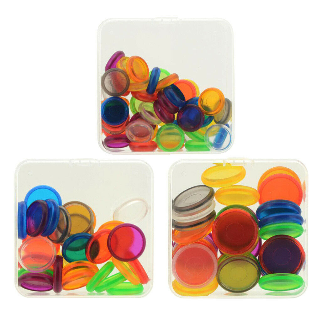 50 lot 18mm Transparent Plastic Expander Discs Binding Notebook Scrapbooking