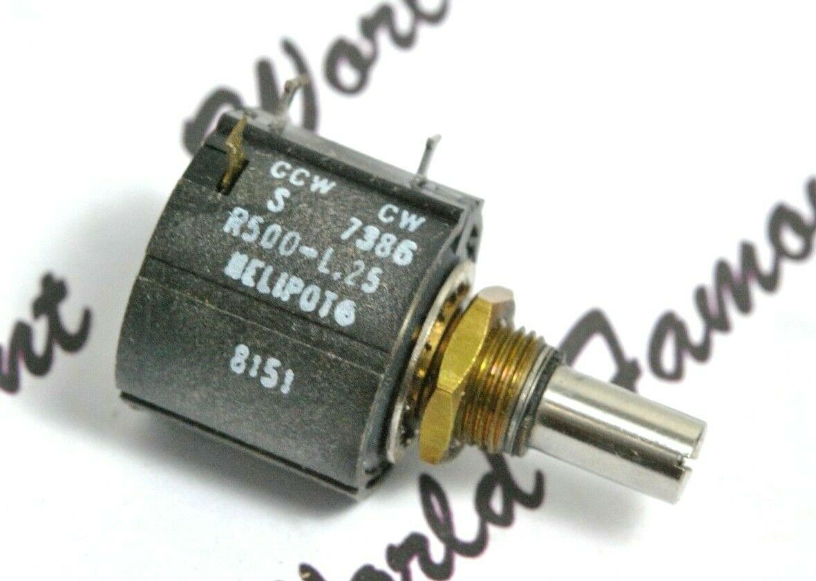 1pcs - BECKMAN HELIPOT 7386-R500-L.25 7386R500L.25 500R Potentiometer