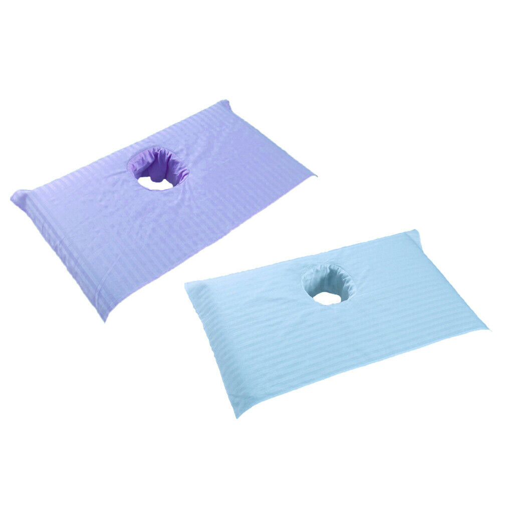 2pcs Durable Cotton Beauty Massage Bed Table Cover Sheet - 75x55cm