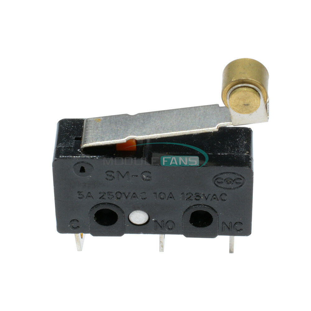 5PCS Tact Switch KW11-3Z Microswitch Round Handle 3PIN  5A 250V