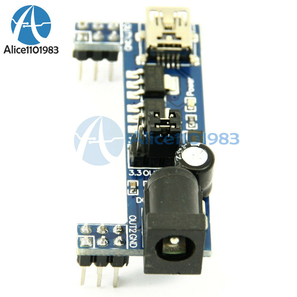 10PCS MB102 Breadboard Power Supply Module 3.3V for Solderless Arduino mini USB