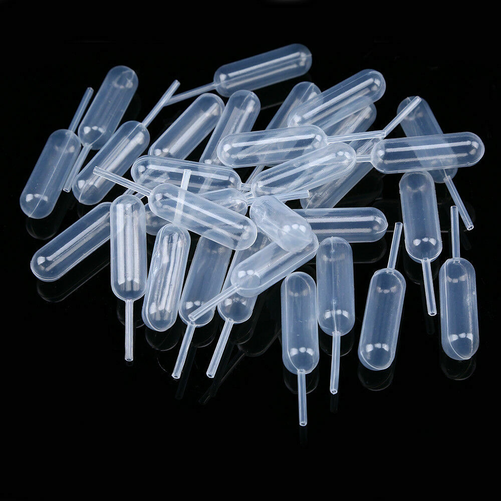 50pcs 4ml kitchen Squeeze Dropper Clear Plastic Dessert Cupcake Transfer Pipette
