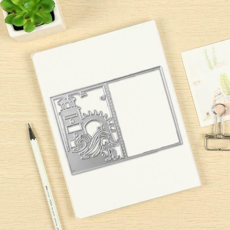 Sunrise Lighthouse Metal Cutting Dies Stencil DIY Scrapbooking Album Paper Card