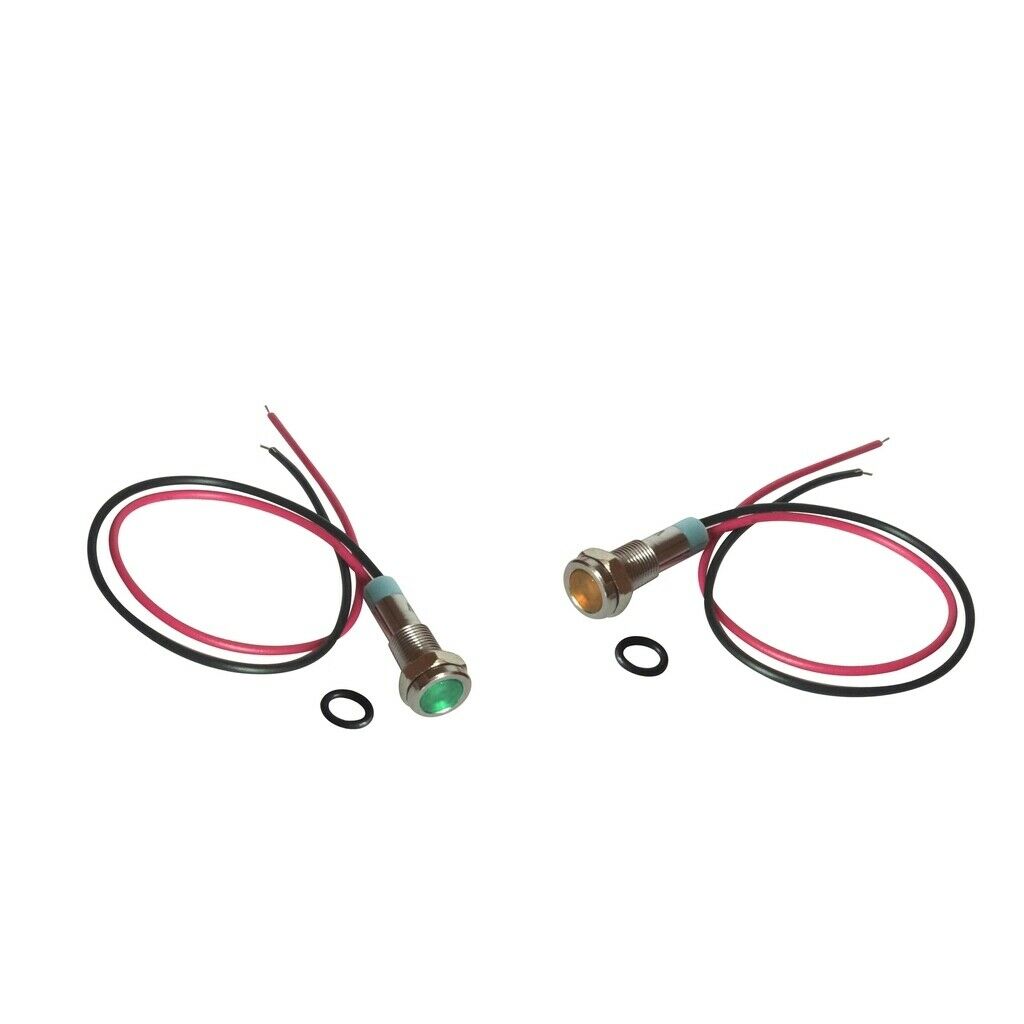 2x ï¼ˆGreen&Yellowï¼‰220V Signal Power Supply Indicator Light Lamp