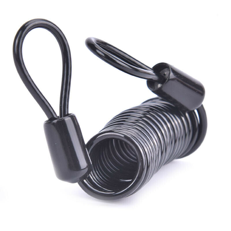 Anti Theft Bike Brake Disc Lock For Scooter Wheels Safety Spring Rope Ste.l8