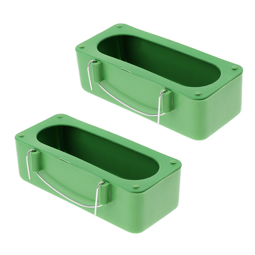 2pcs food dispenser food bowl water bowl bathtub for