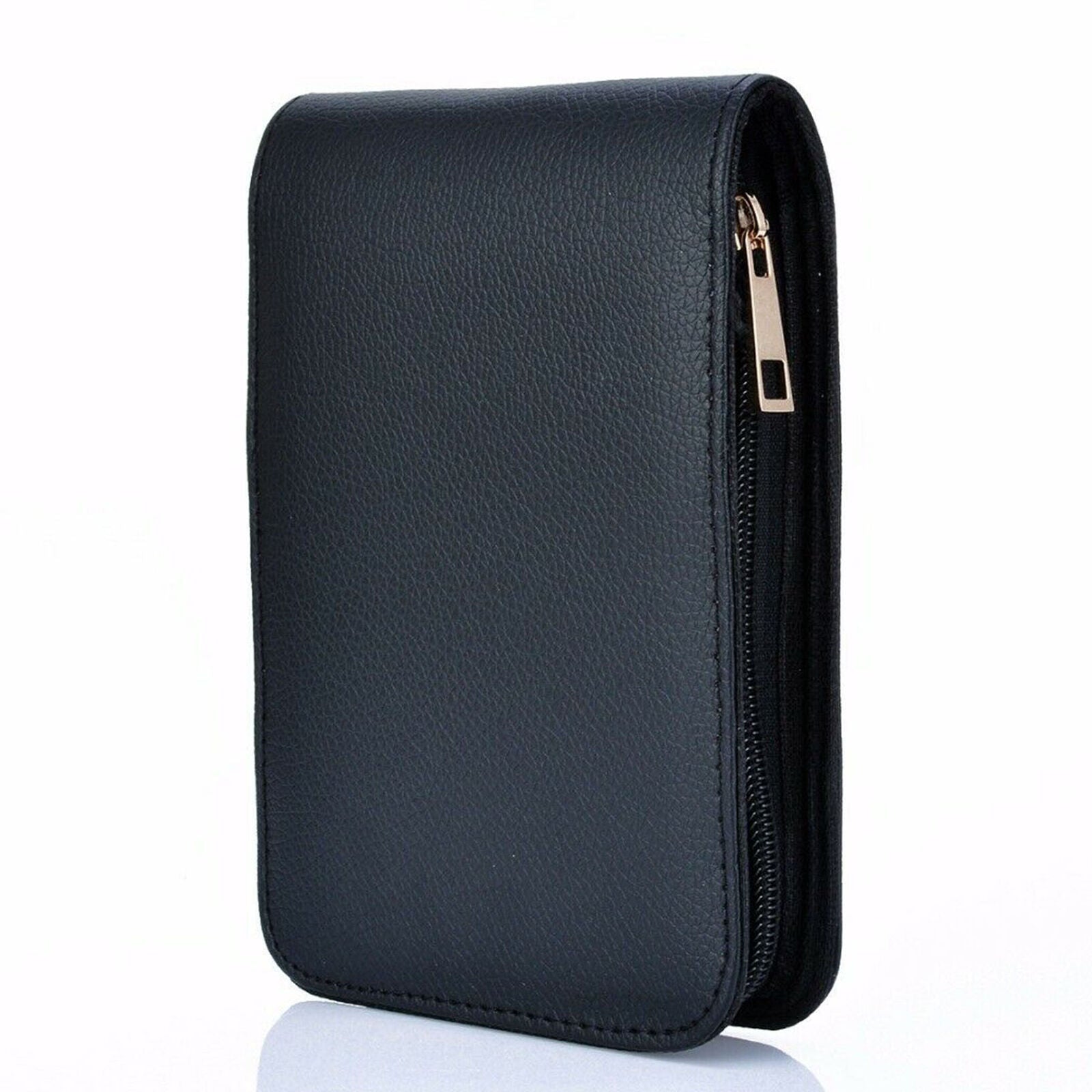 Fountain Pen Roller Leather Binder Case Holder Stationery For 12 Pens Craft Gift