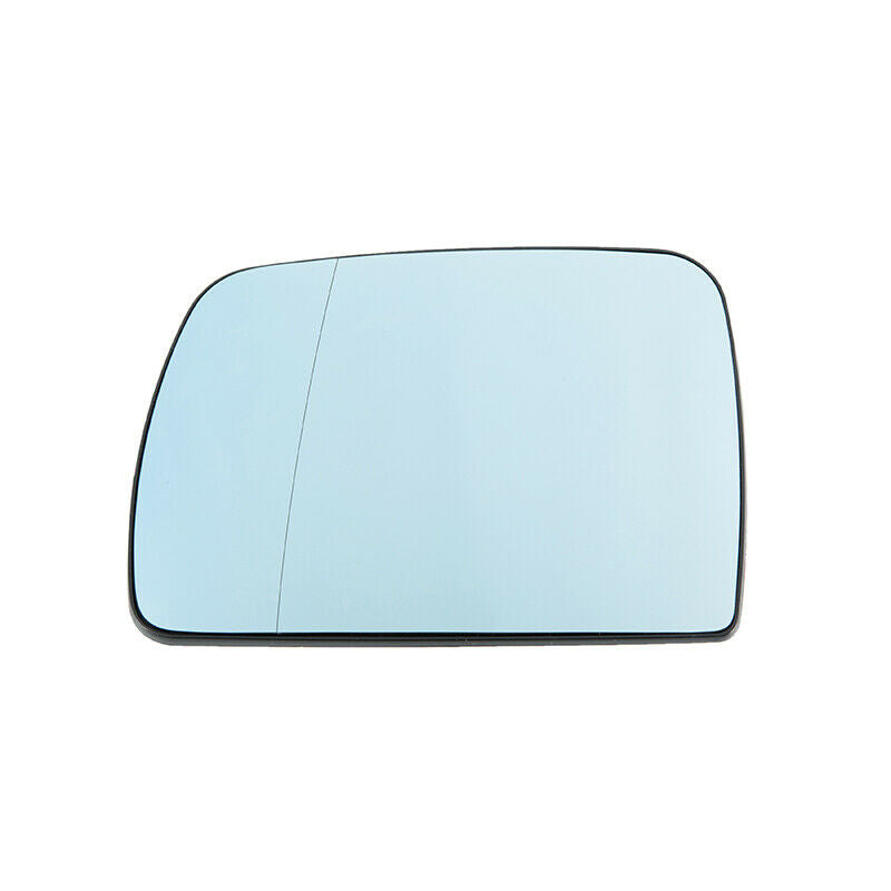 Left Door Side Mirror Glass w/Backing Plate Blue Heating ForÂ BMW X5 E53 2000-06