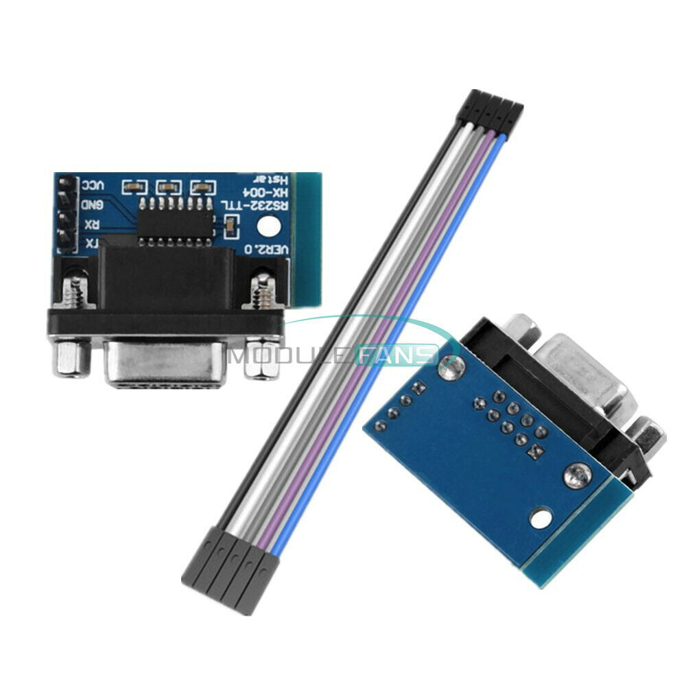 RS232 MAX3232 To TTL Connector Converter DB9 Connector+ 5PIN 20cm DuPont Cable