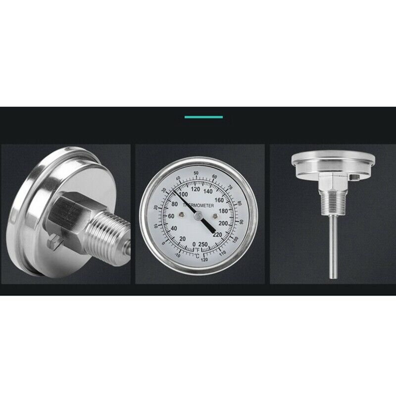 TS-BX40 Thermometer Dual Gage Cooking Tools Analog Bakeware Oven F/C StainlessF1