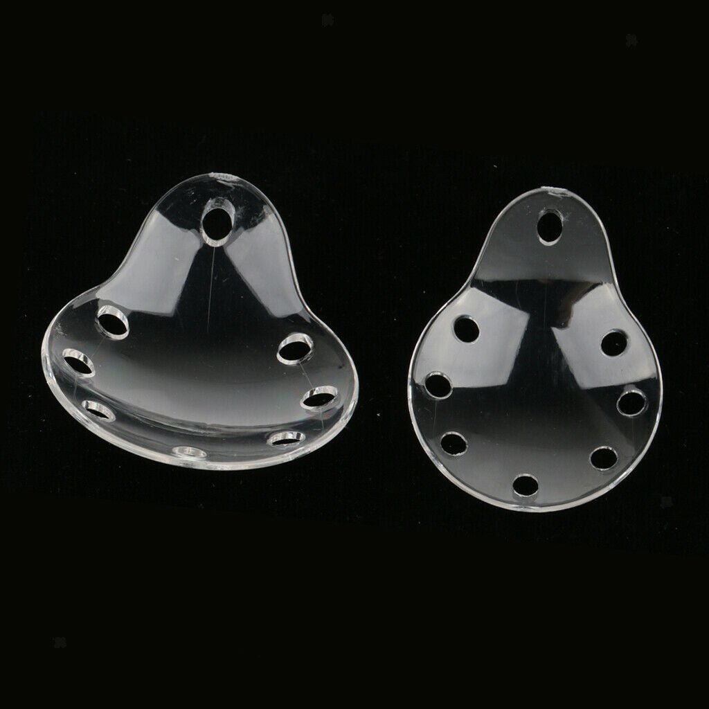 2PCS 8 Holes Ventilated Plastic Eye Shields / Cover - No Cloth Cover - Eye Care