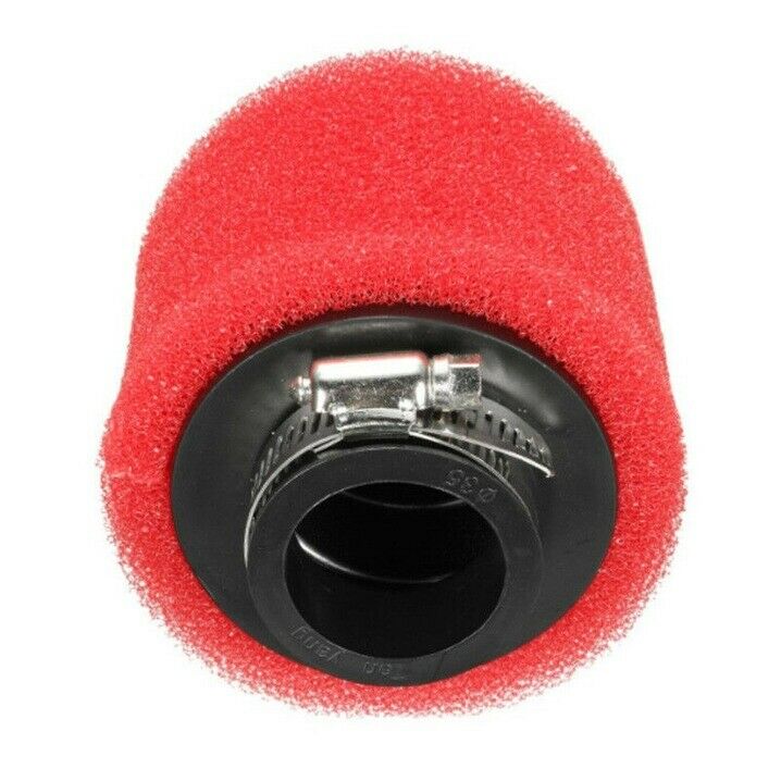 Racing Motorcycle Scooter Dirt Pit Air Filter ATV For GY6 50cc 42mm red