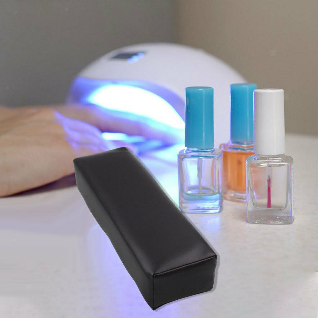 Nail Arm Rest Nail Rest Cushion Black Hand Pillow for Home Nail Technician