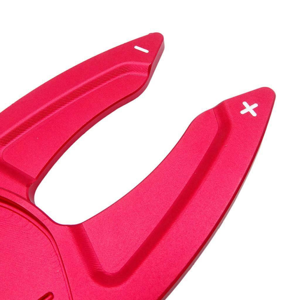 1Pairs Shift Paddle Shifter Extension fit for Audi A3 A4L A5 A6 A7 A8 S5 Q5 Red
