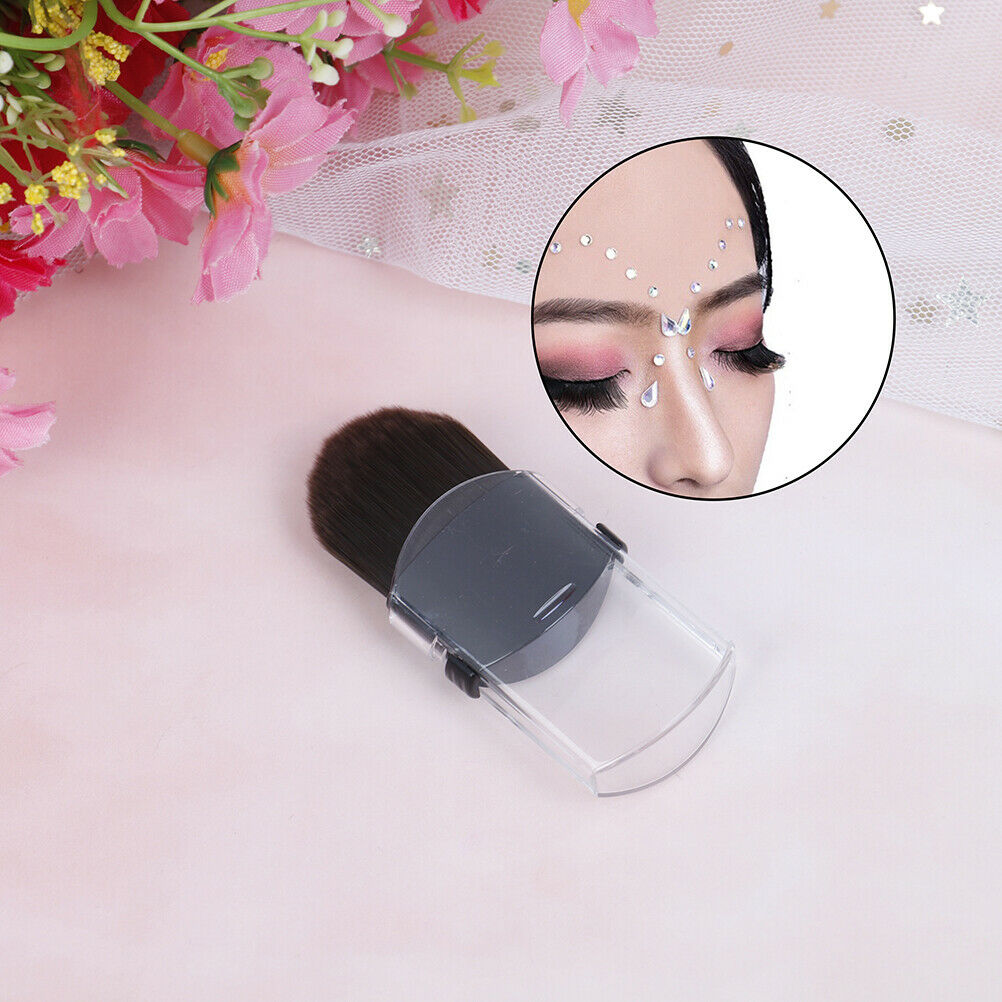 Mini Blusher Makeup Brush Portable Travel Soft Telescopic Single Face-Fou.l8