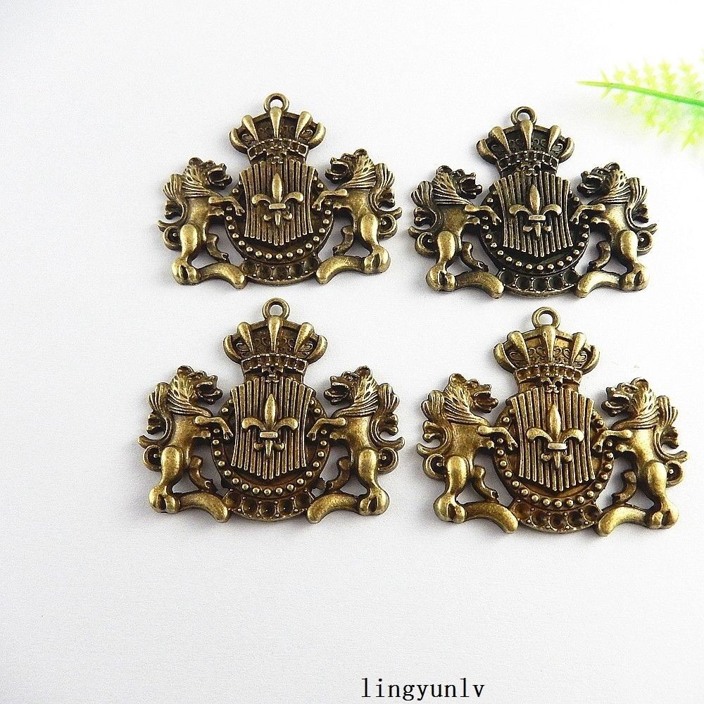 10pcs Antiqued Bronze Alloy Totem Charms Pendant Crafts Jewelry Making 51240