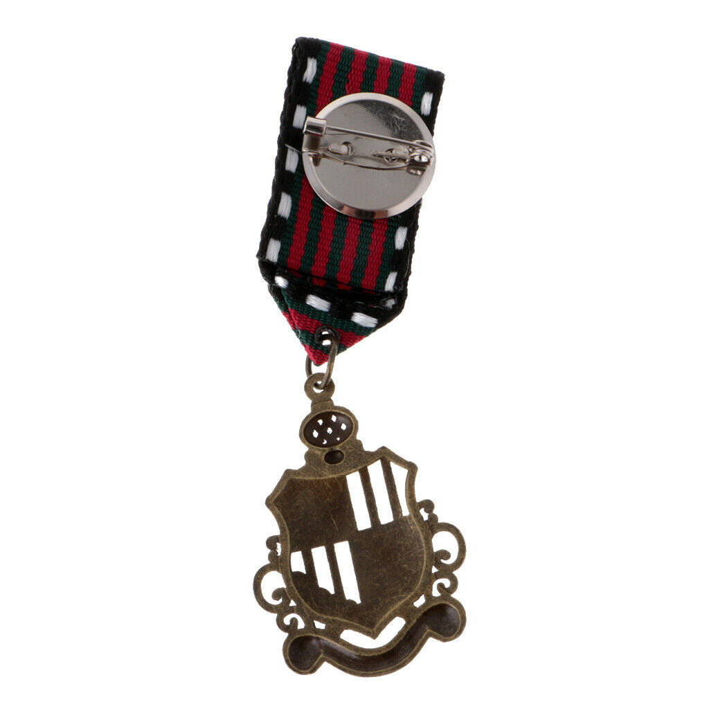 3 Pieces Medal Badge Military Rock Biker Clothing Costume Brooch Pin Costume
