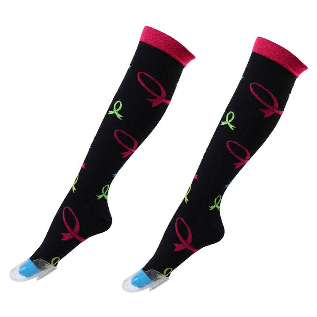 Unisex Compression Socks Long Calf Sleeves Knee-High Sports Stockings S M