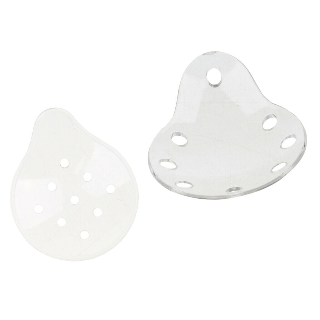 2 Pieces Ventilated Eye Care Eye Shield w/ Holes No Cloth Cover 8+9 Holes