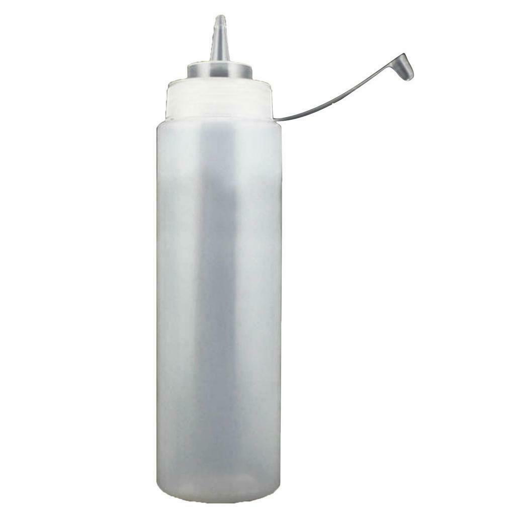 32oz Plastic Squeeze Bottle Ketchup Mustard Sauce Vinegar Condiment Dispenser