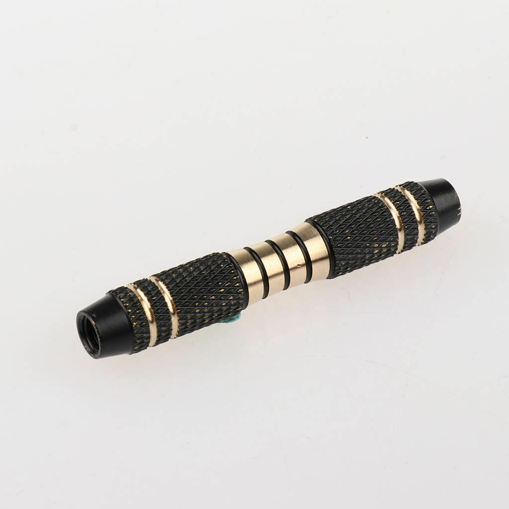 12 Pieces 16 Grams Copper Dart Replacement Barrels Shafts Grip Black