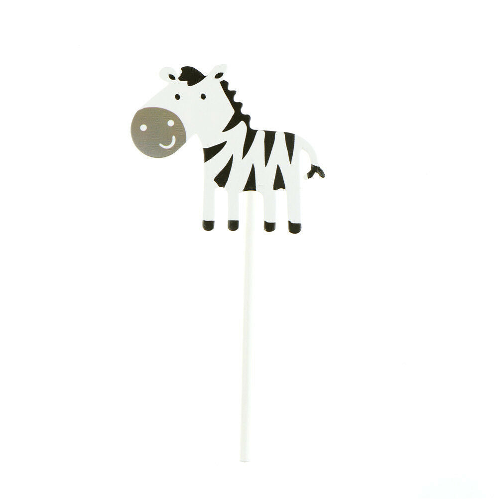7pcs Baby Shower Wildlife Animal CakeBDopper Party Monkey Lion Zebra C.l8