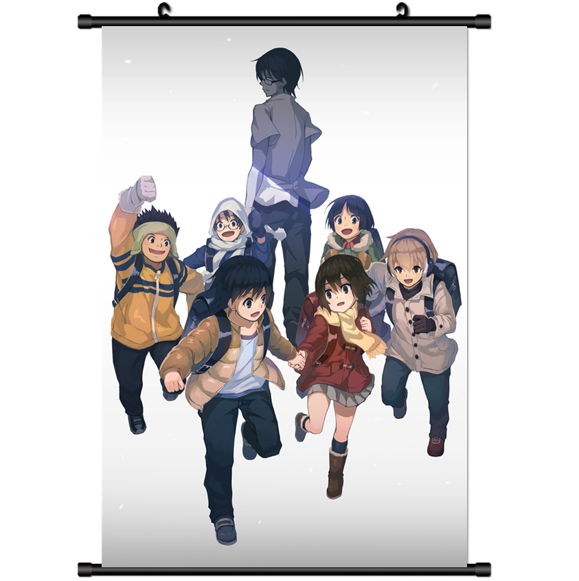 Anime Boku dake ga Inai Machi wall Poster Scroll 3318