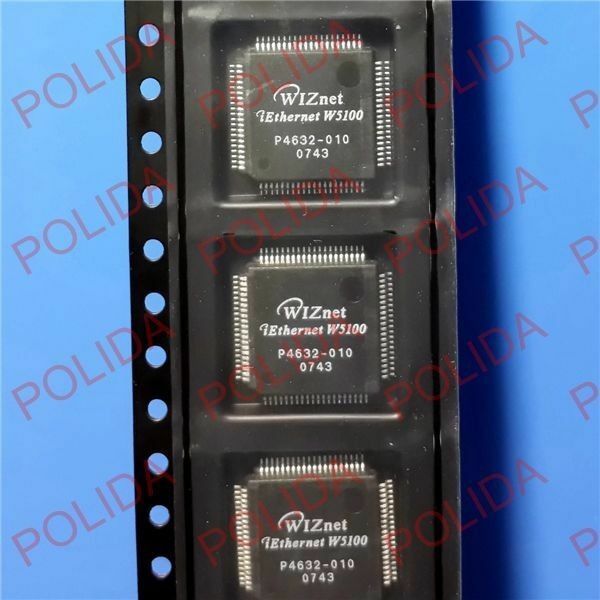 1PCS TCP/IP Ethernet CONTROLLER IC WIZNET QFP-80 W5100