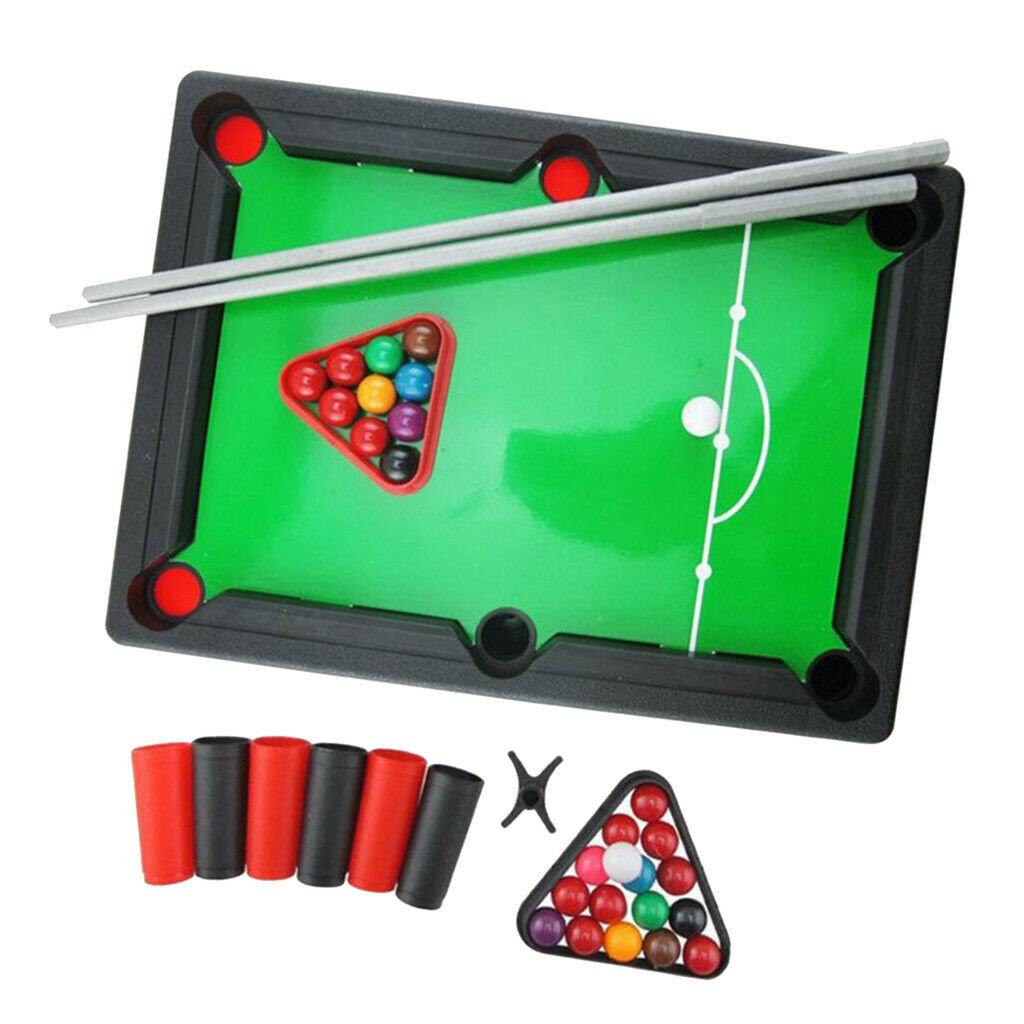 Mini Pool Billiards Home Parent Child Interaction Toys Gift 33x24x6.5cm