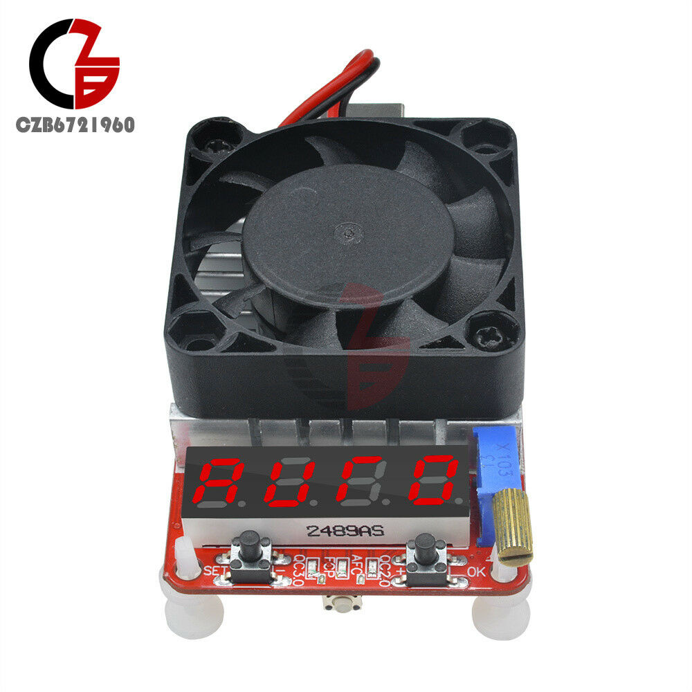 25W QC3.0 LED Display USB Intelligent Electronic Load Thermostatic fan Tester