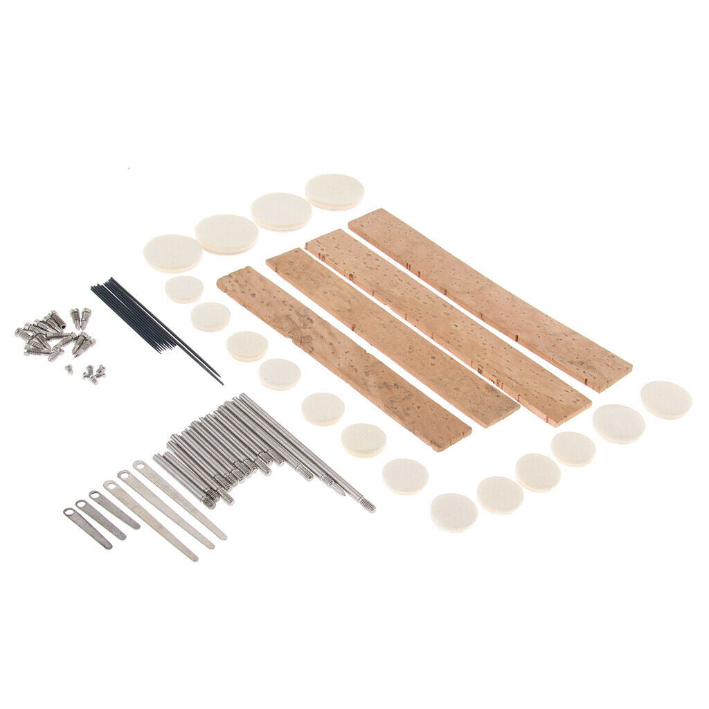 Clarinet Repair Parts Screws Pads Set for Wind Instrument Parts