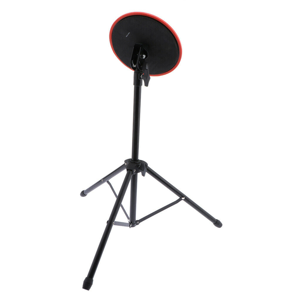 Drummer Practice Pad 6inch with Portable Tripod Stand Drumsticks and Bag