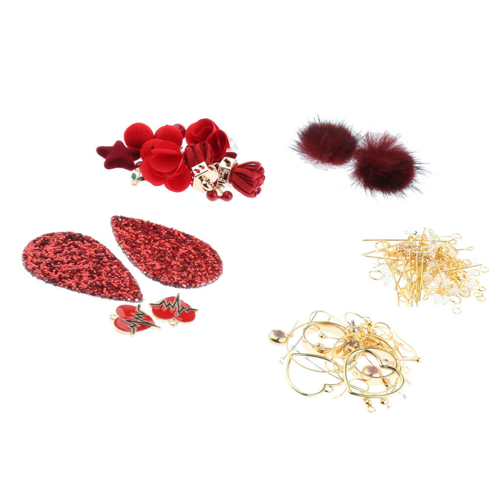 10pcs Handmade Feather Charm Plume Pendant DIY Earring Findings A-00168
