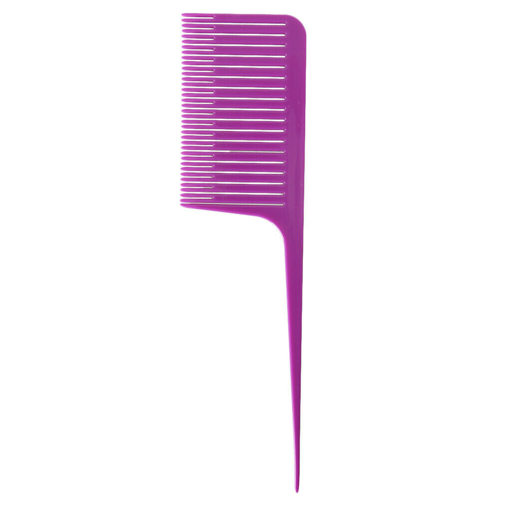 6pcs Weaving Highlighting Foiling Hair Comb for Salon Combs Tool Rat Tail