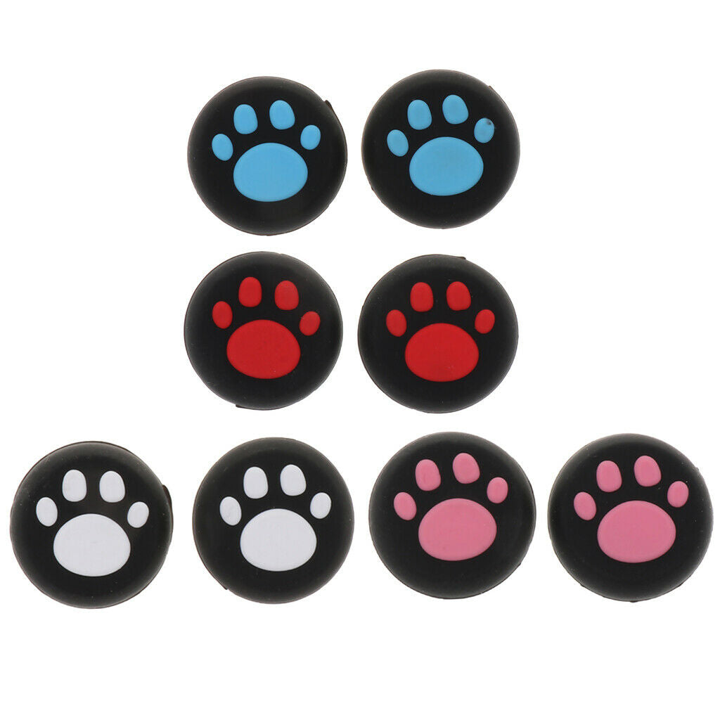 Set of 4 Pink Cartoon Cat Claw Joystick Caps Cover for PSV1000 2000 PS Vita