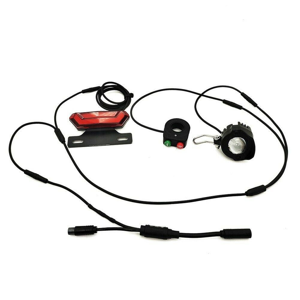 For Bafang Mid-Drive BBS01 02 BbsHD 12-60V Waterproof Line Group Light Taillight