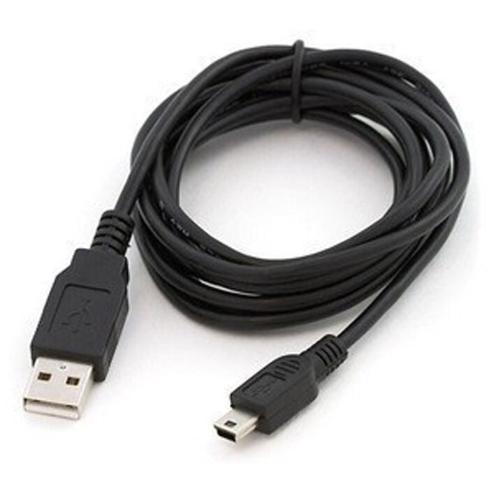 1Pc Black USB 2.0 A Male to Mini 5 Pin B Data Charging Cable Cord Adapter DS