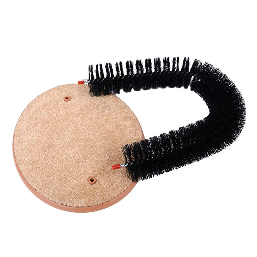 Multi-purpose Cats Self Groomer Scratcher Massager Arch Hair Cleaning