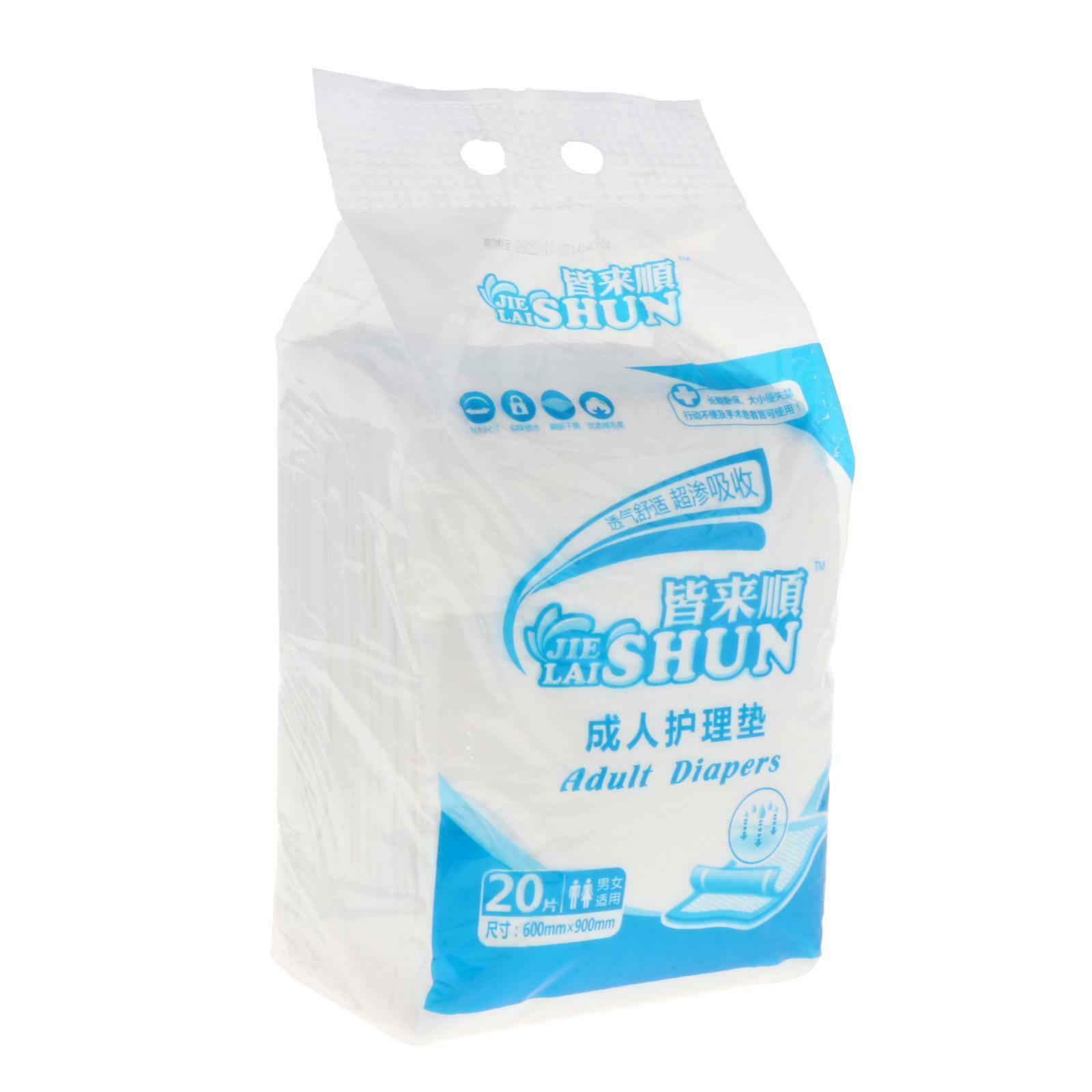 Pack of 20 Disposable Incontinence Bed Pads Sheet Baby Changing Mat 60x90cm