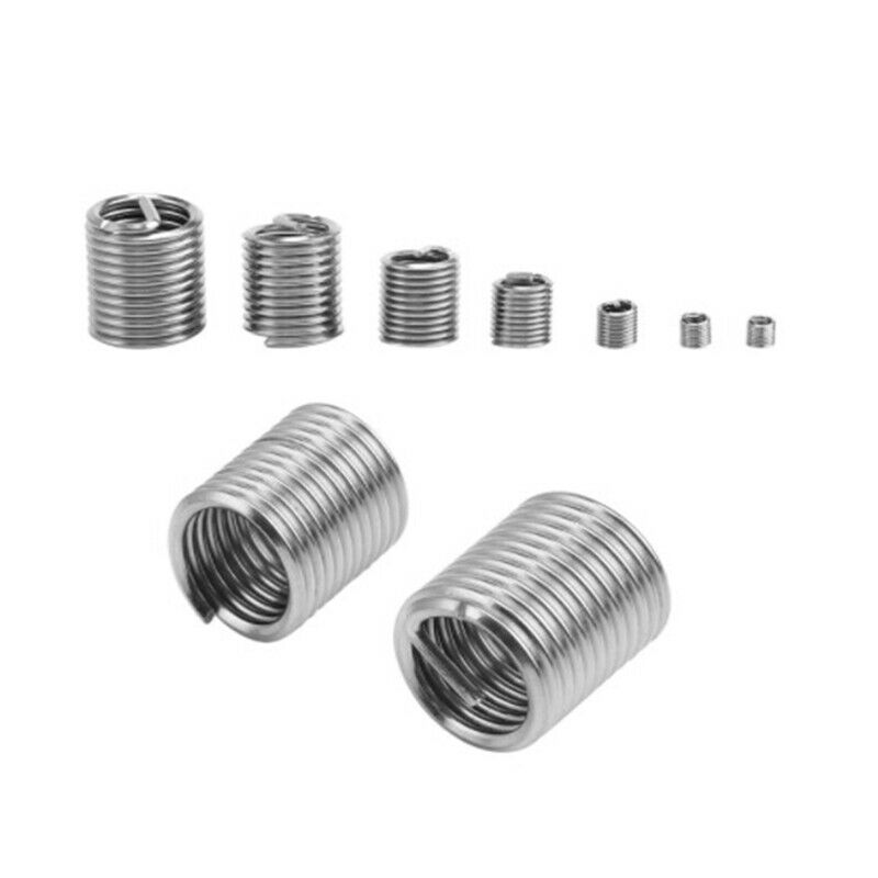 120Pcs/Set M6-M18 Thread Repair Insert Kit Set Stainless Steel for Hardware ReR6