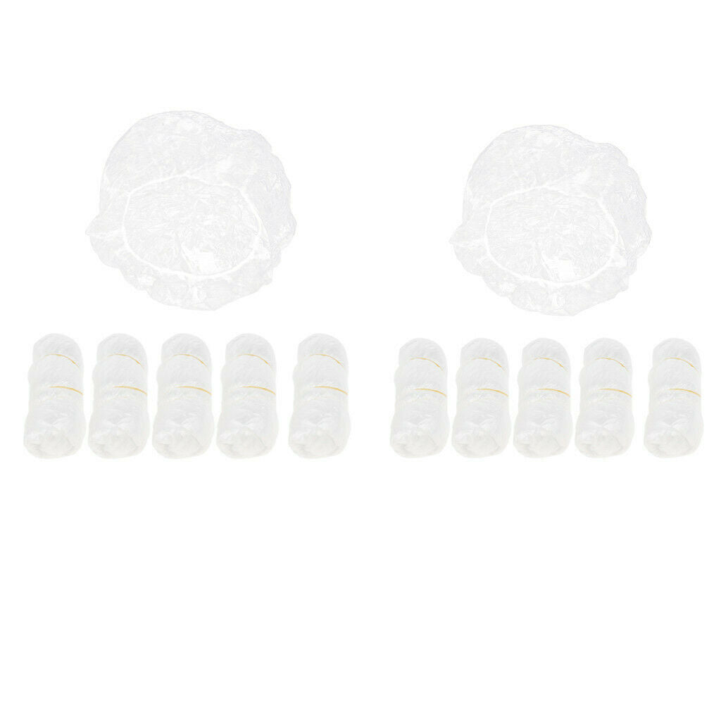 100x Hair Shower   Women Men Waterproof Elastic Bathing Processing Spa