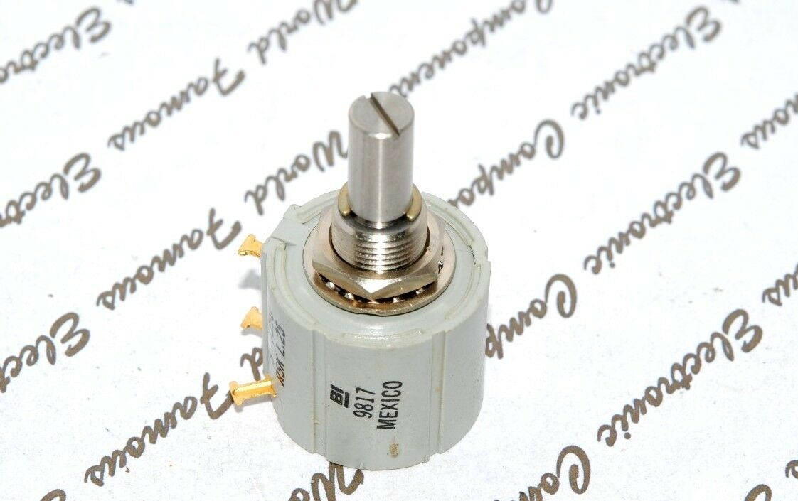 1pcs - Bi Technologies 5K Wirewound Potentiometer 7286R5KL.25 10 Multi-Turn