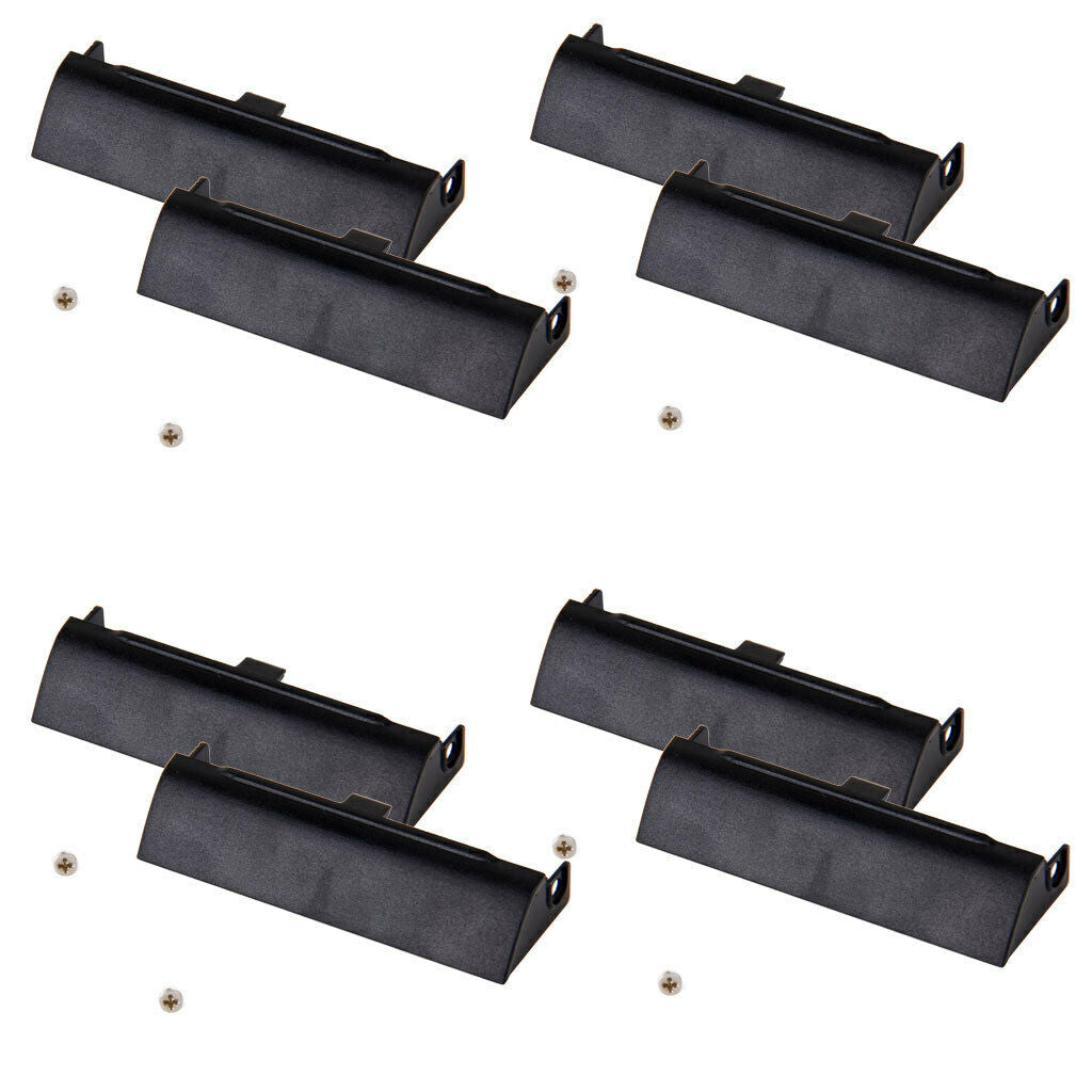 8 Pieces New Black Hard Drive HDD Caddy Housing Bezel for  Latitude E6320