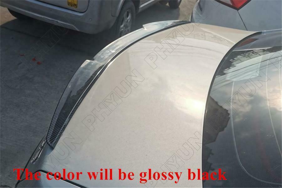 115cm Black PU Car Rear Roof Lip Spoiler Tail Wing Body Kit Hatch SUV Universal