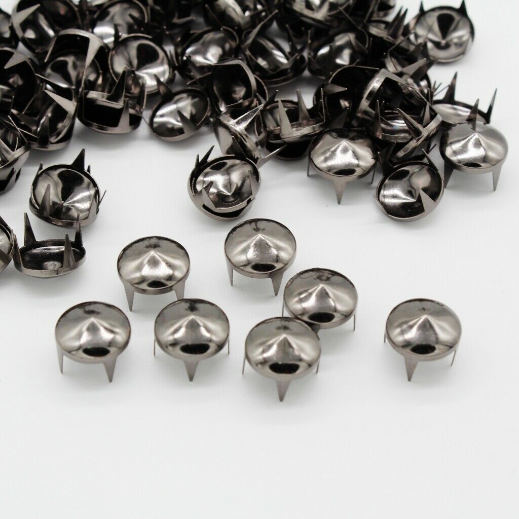 100 pieces decorative rivets rivets claw rivets pyramid rivets metal rivets