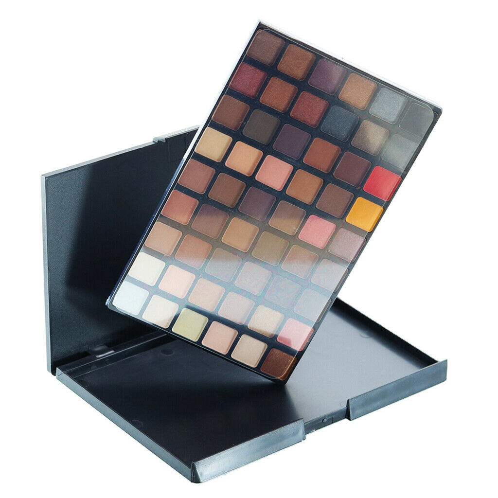 54 Color Shimmer Matte Eyeshadow Palette +50pcs Sponge Eyeshadow Brushes Set